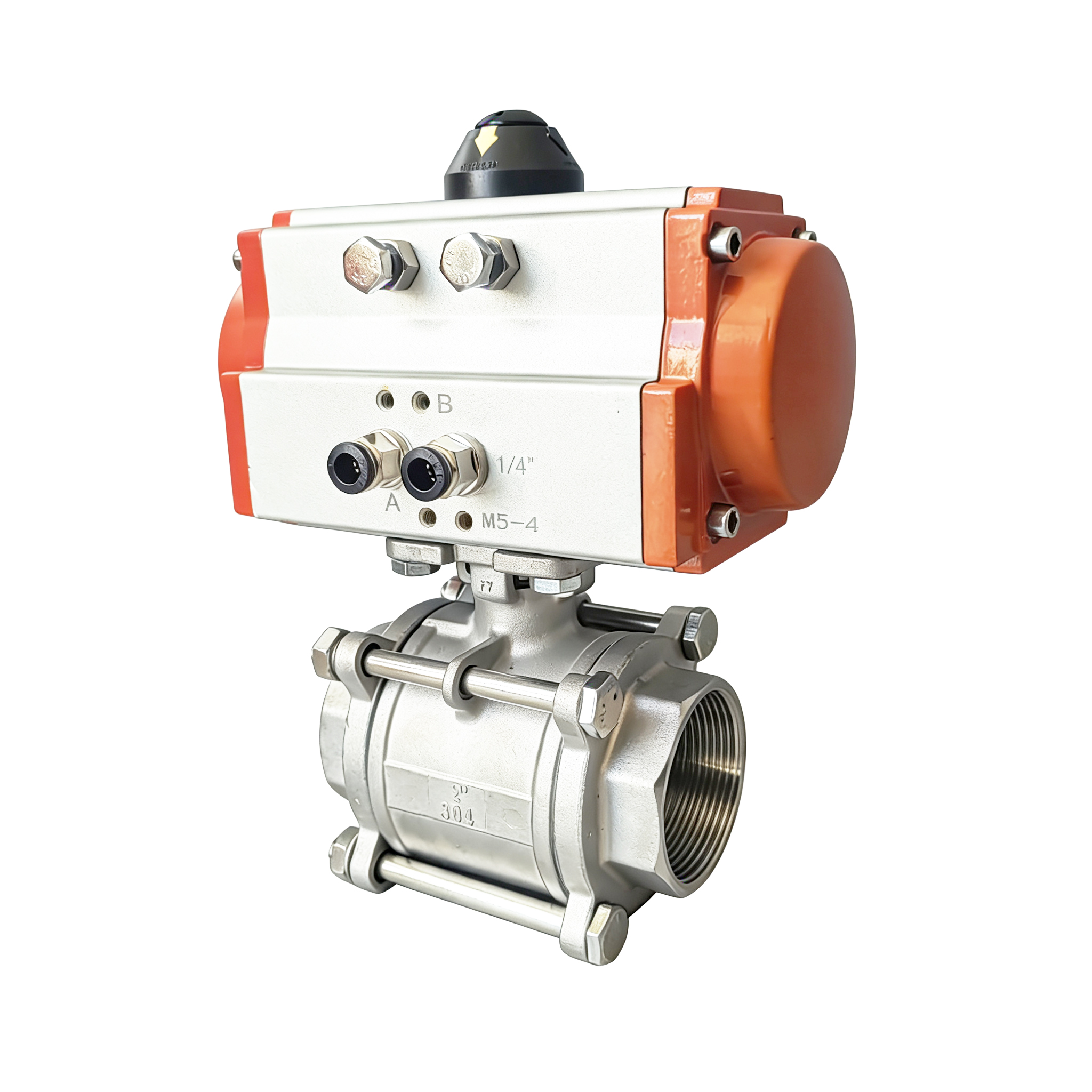 Q611F氣動三片式球閥